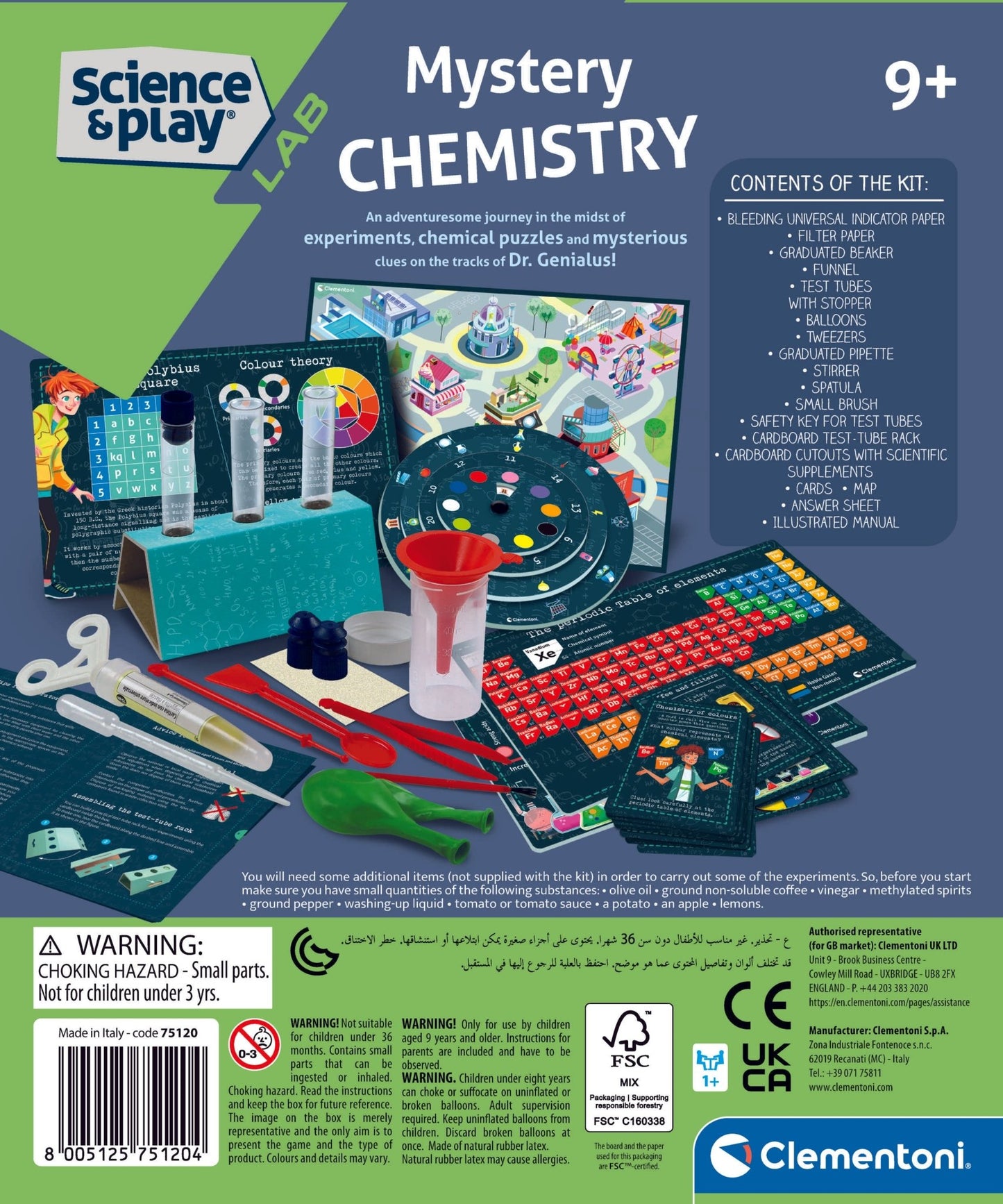 CLEMENTONITONI MYSTERY CHEMISTRY - Marah Kids