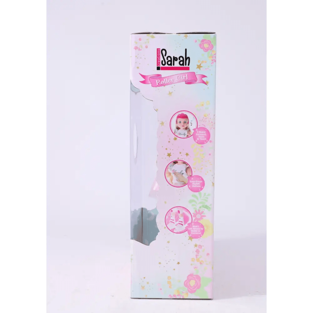 Sarah Creations - 14'' B/O Infrared Roller Skating Girl With Music - Marah Kids