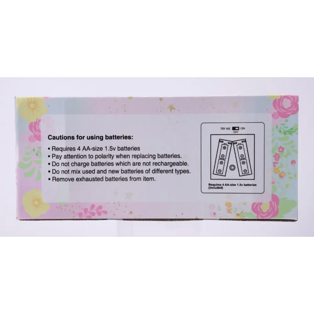 Sarah Creations - 14'' B/O Infrared Roller Skating Girl With Music - Marah Kids