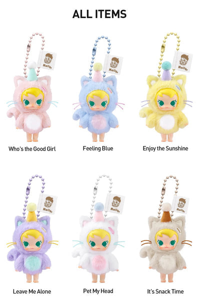 Pop Mart Baby Molly Pocket Friends Series Blind Box Vinyl Plush Toys - 100% Authentic Collectible