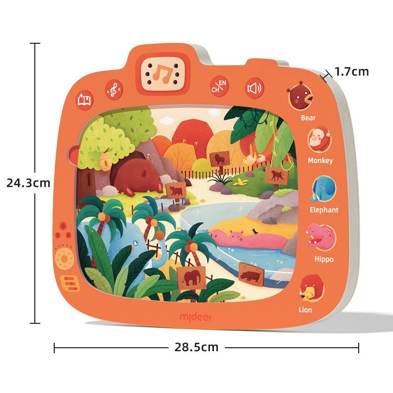 Interactive Sound Puzzle - Visit To The Zoo (5 In 1) - Marah Kids