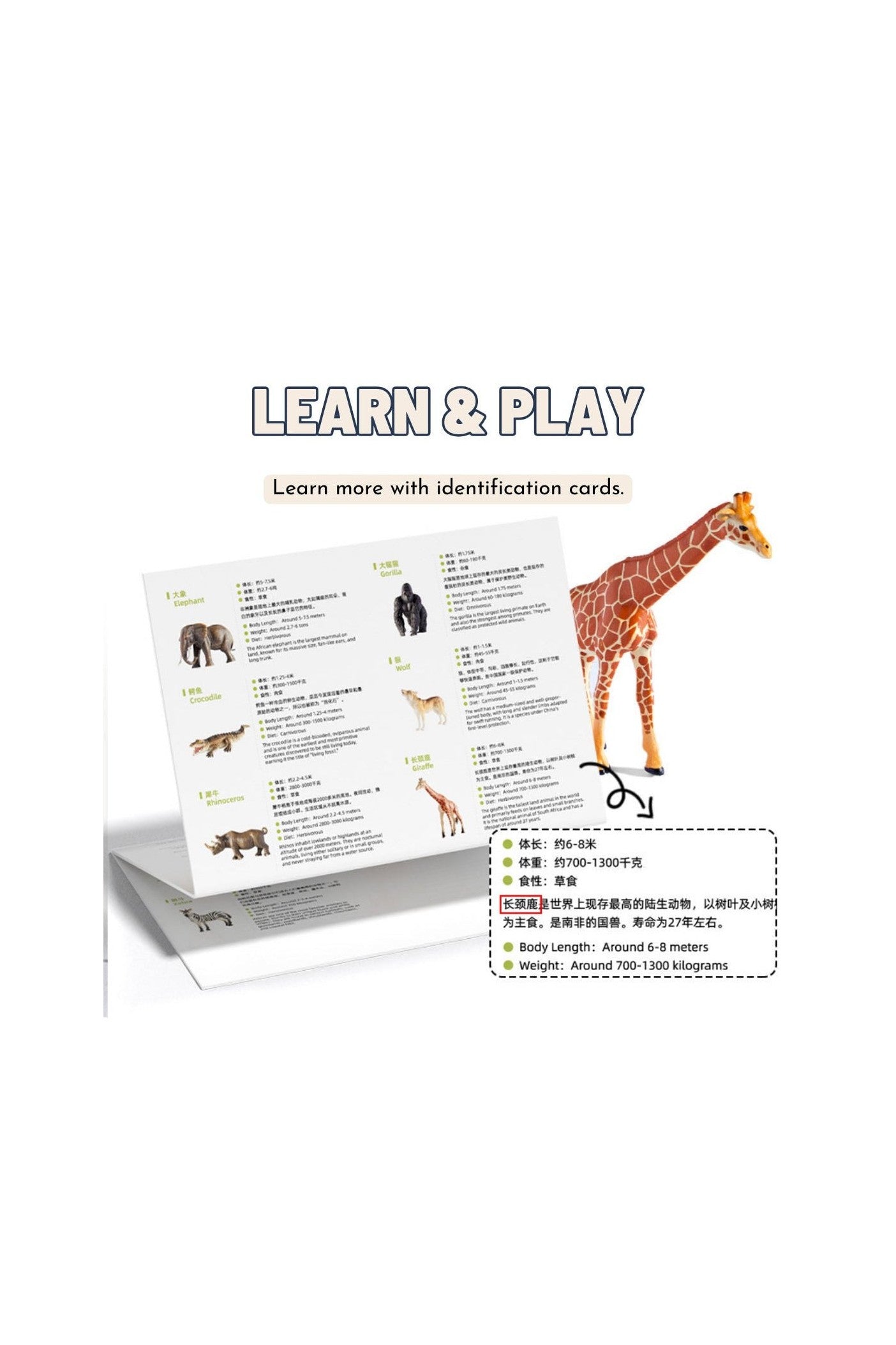 Safari Animals - 15Pcs
