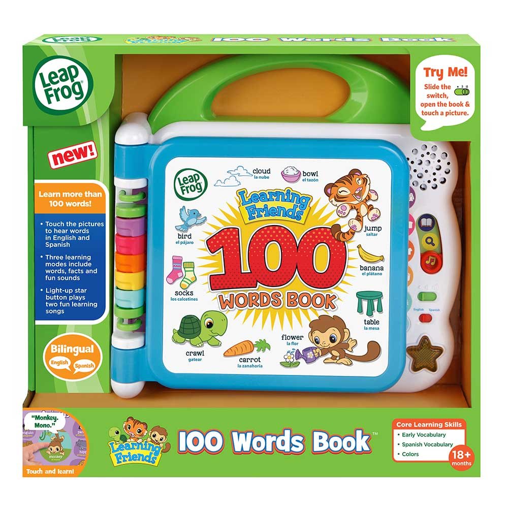 Leapfrog Learning Friends 100 Words Book - Uk + Fr - Marah Kids