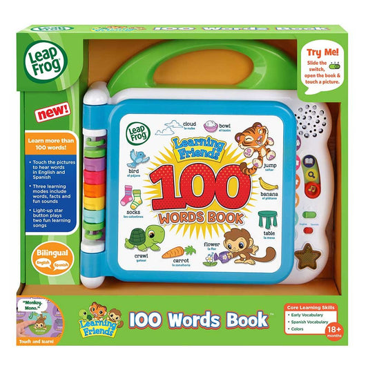 Leapfrog Learning Friends 100 Words Book - Uk + Fr - Marah Kids