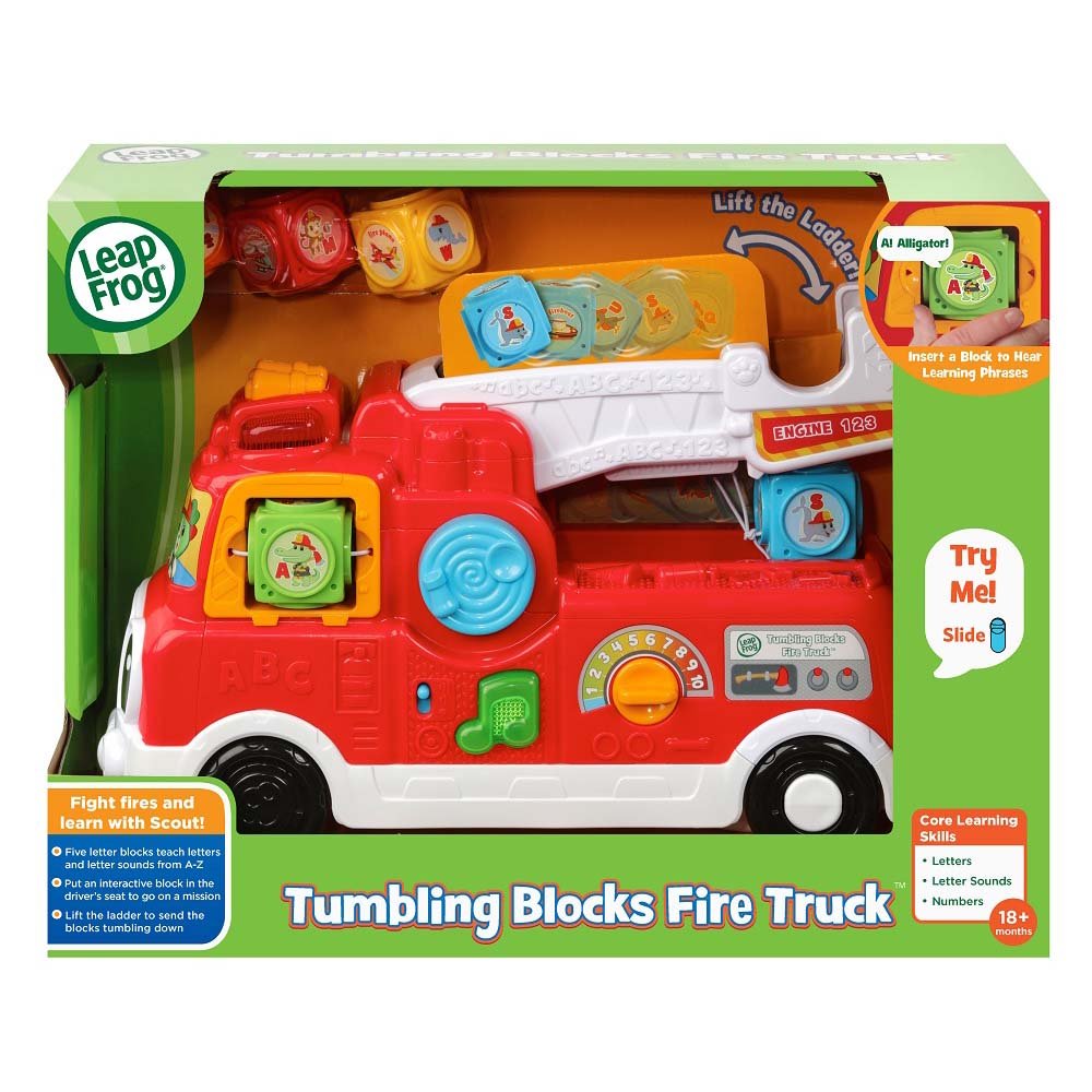 Leapfrog Tumbling Blocks Fir Engine - Marah Kids