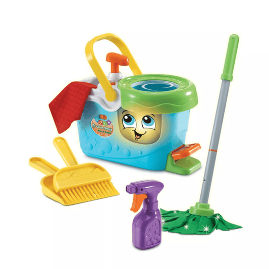 Leapfrog Clean Sweep Mop & Basket - Marah Kids