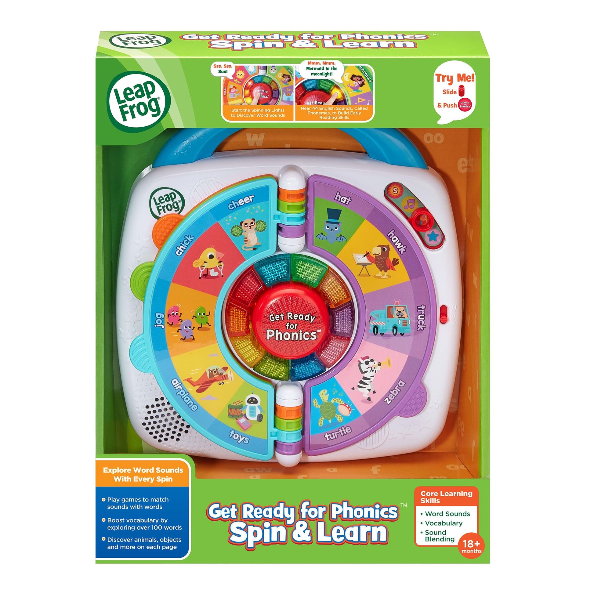 Leapfrog My 1St Phonics Spin & Learn (Lfuk) (Arab) - Marah Kids