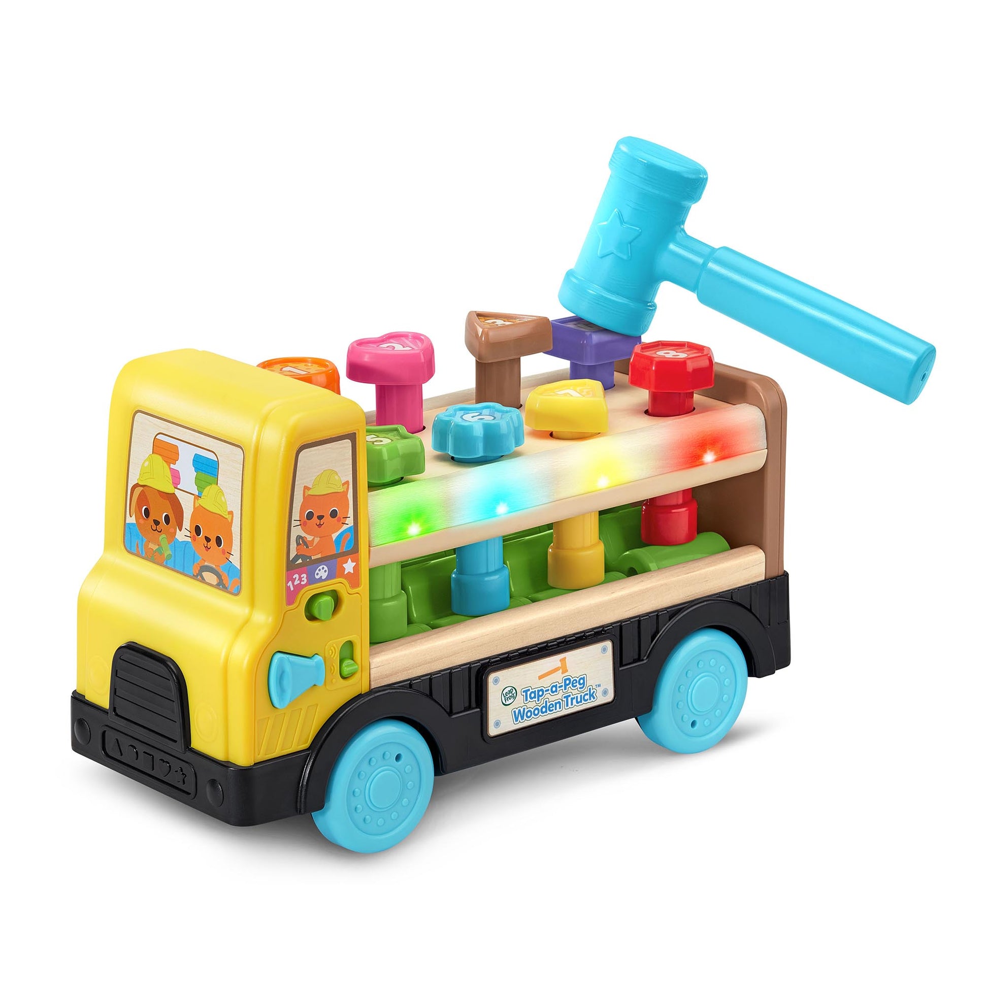 Leapfrog Pound & Pop Truck (Fsc 100%) (Lfuk) (Arab) - Marah Kids