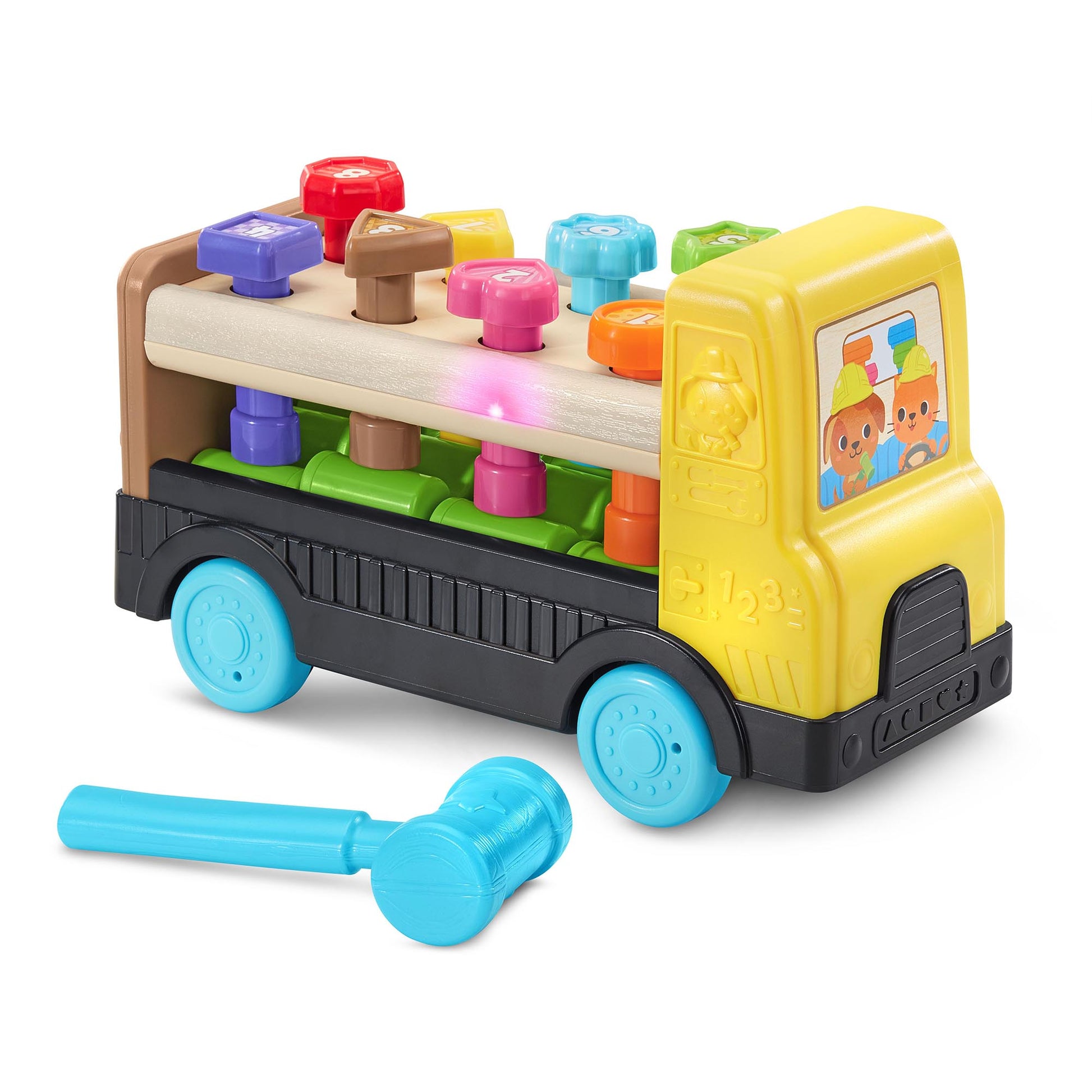Leapfrog Pound & Pop Truck (Fsc 100%) (Lfuk) (Arab) - Marah Kids