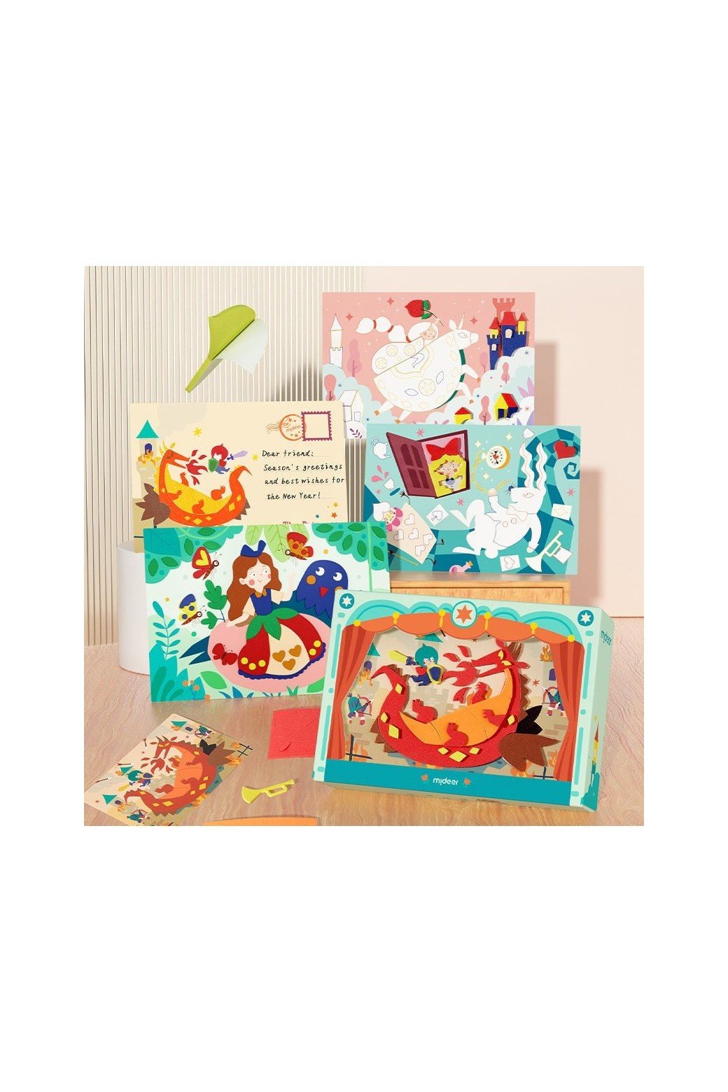 My First Fairytale - Sticker & Coloring Cards - Marah Kids