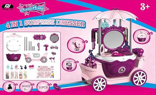 Power Joy GlamGlam 4 - In - 1 Surprise Dresser Playset - Marah Kids