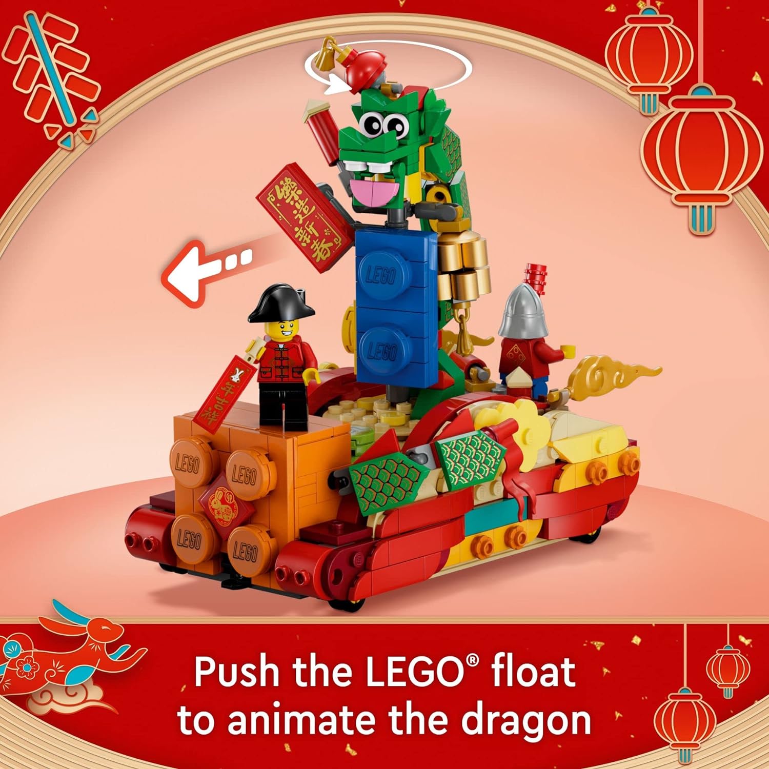 Lego Chinese Festivals Lunar New Year Parade Building Set 80111 (1653 Pieces) - Marah Kids