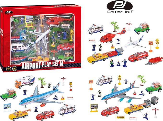 Power Joy Vroom Vroom Airport Playset - Marah Kids