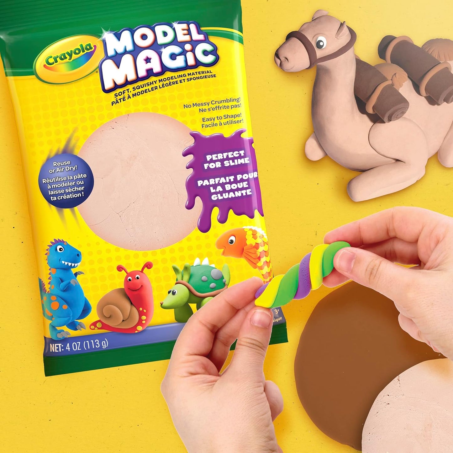 Crayola Model Magic, 4 - oz. Pouch - Bisque - Marah Kids