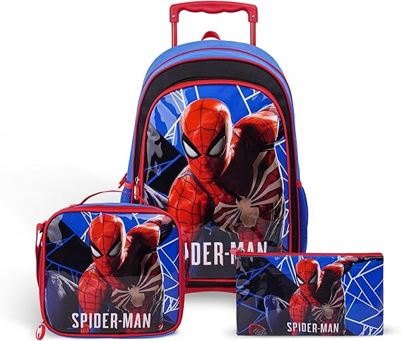 MARVEL GAMING SPIDER - MAN 3IN1 TROLLEY BOX SET 18" - Marah Kids