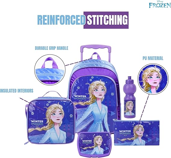 DISNEY FROZEN WINTER WONDERS 5IN1 TROLLEY SET 16" - Marah Kids