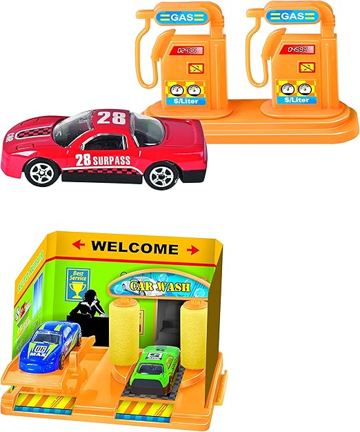 Power Joy Vroom Vroom Skyline Garage M.Level+4cars - Marah Kids