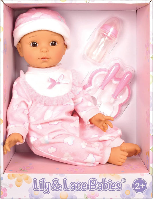 Lotus - 16" inch, Soft - bodied Baby Doll – Asian (No Hair) - Marah Kids