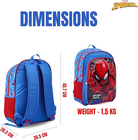 MARVEL SPIDER - MAN SPIDEY TO THE RESCUE 5IN1 BACKPACK SET 18" - Marah Kids