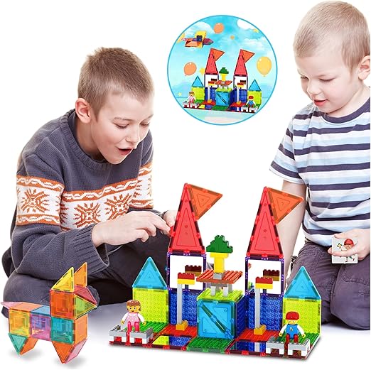 PICASSO MAGNETIC 3D BRICKS+TILES 333PCS - Marah Kids