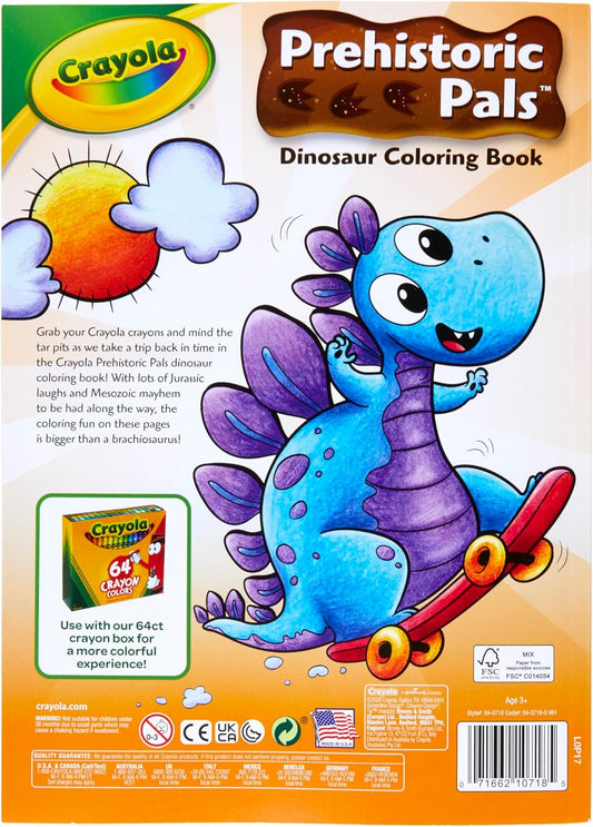 Crayola 96Pg Coloring Books - Prehistoric Pals - Marah Kids