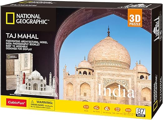 CUBIC FUN NGEO 3D PUZZLE TAJ MAHAL 87PCS - Marah Kids