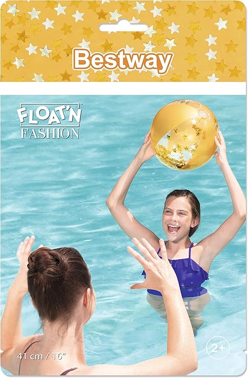 BESTWAY Beach Ball Glitter Ast 41Cm - Marah Kids