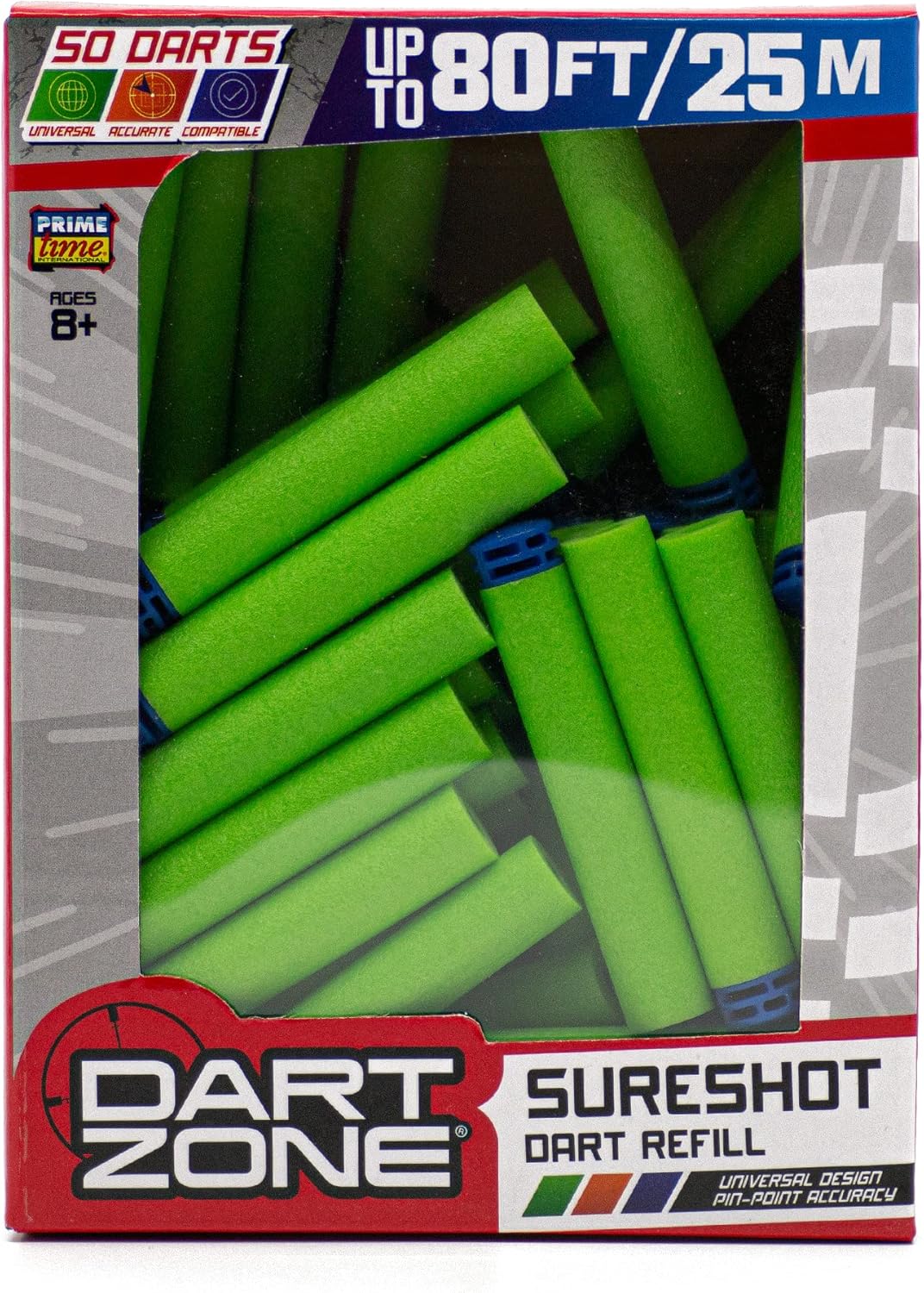 DART ZONE Sureshot Darts Refill 50 Pieces