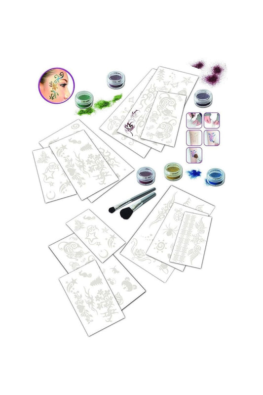 Totally Girlie - Easy Sparklz & Glitter Tattoos DIY Crafts Kit - Marah Kids
