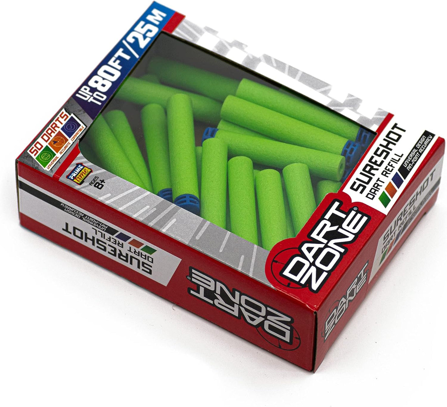 DART ZONE Sureshot Darts Refill 50 Pieces