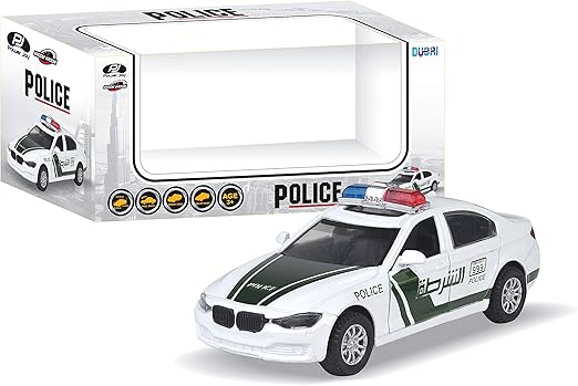 Power Joy 1/24 Scale Vroom Vroom Die Cast Police, GT - C8413 - Marah Kids