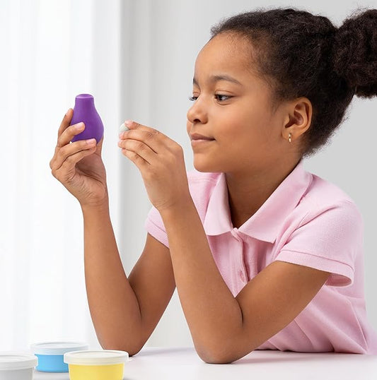 HEY CLAY - DIY Aliens: Muzon, Volcano, Bigfoot Plastic Creative Modelling Air - Dry Clay For Kids 6 Cans - Marah Kids