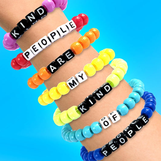 Crayola - Creations Personalized Bracelet Making Kit | Express Yourself with 800+ Beads and Accessories - Craft Up to 50+ Colorful Bracelets | Alphabet Charms for Custom Messages - DIY Set for Girls Ages 8+ - Marah Kids