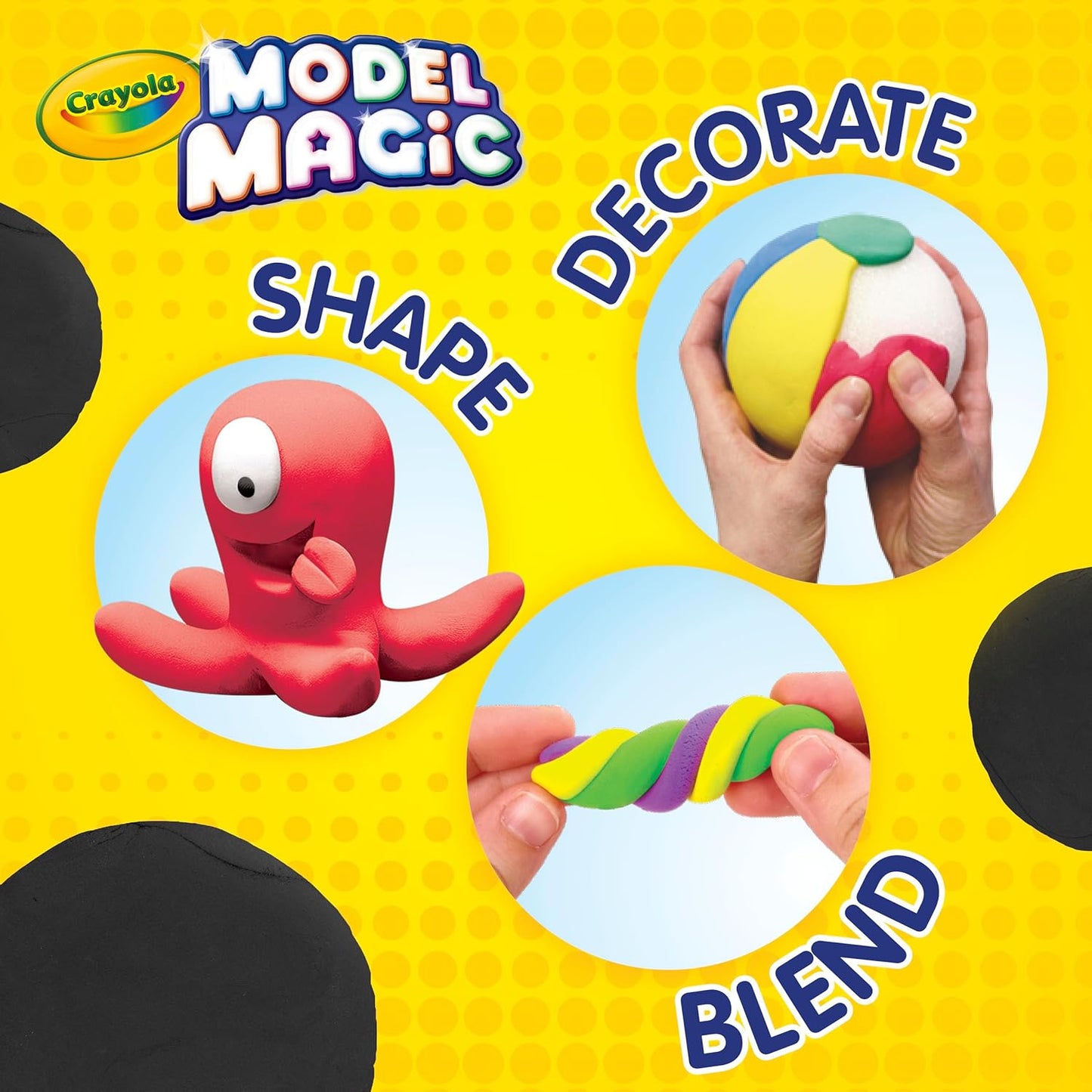 Crayola MODEL MAGIC - BLACK SACHET 113GRAMS - Marah Kids