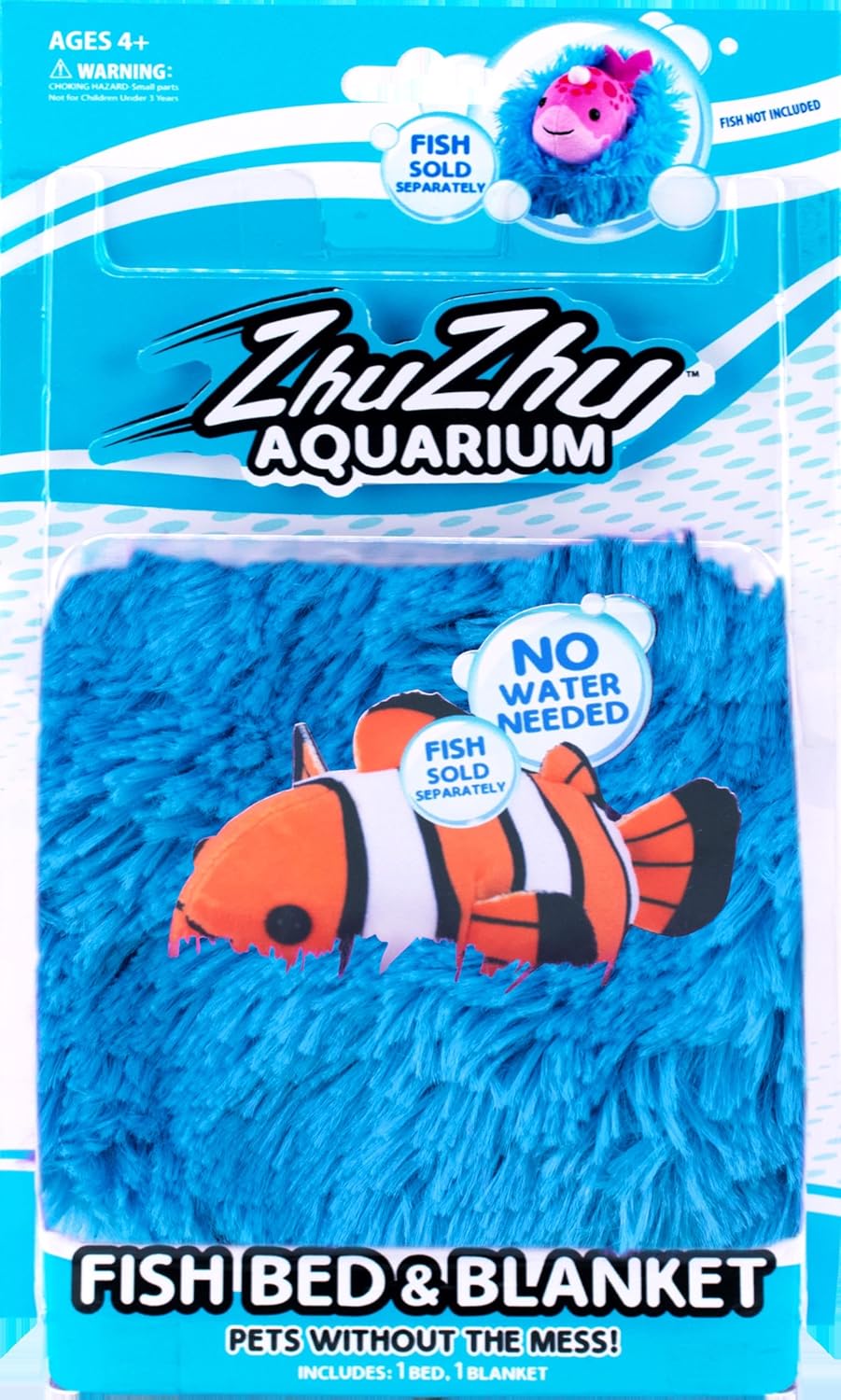Zhu Zhu Aquarium Fish Bed And Blanket Assorted - Marah Kids