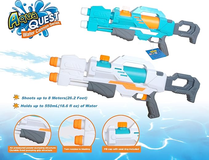 Water Gun Double Noozle 58cm - Marah Kids