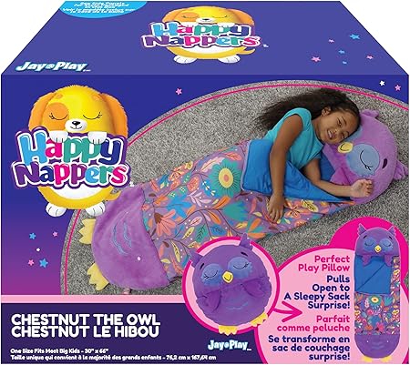 Jayply - Happynappers Sleep Sacks Owl Chestnut L - Marah Kids