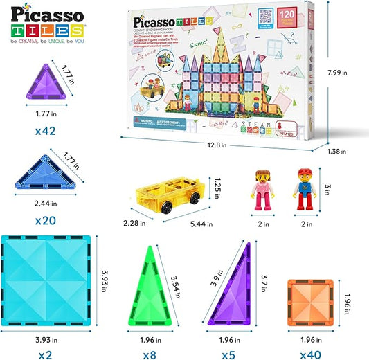 PICASSO MAG. MINI DIAMND CHAR+TRUCK 120P - Marah Kids