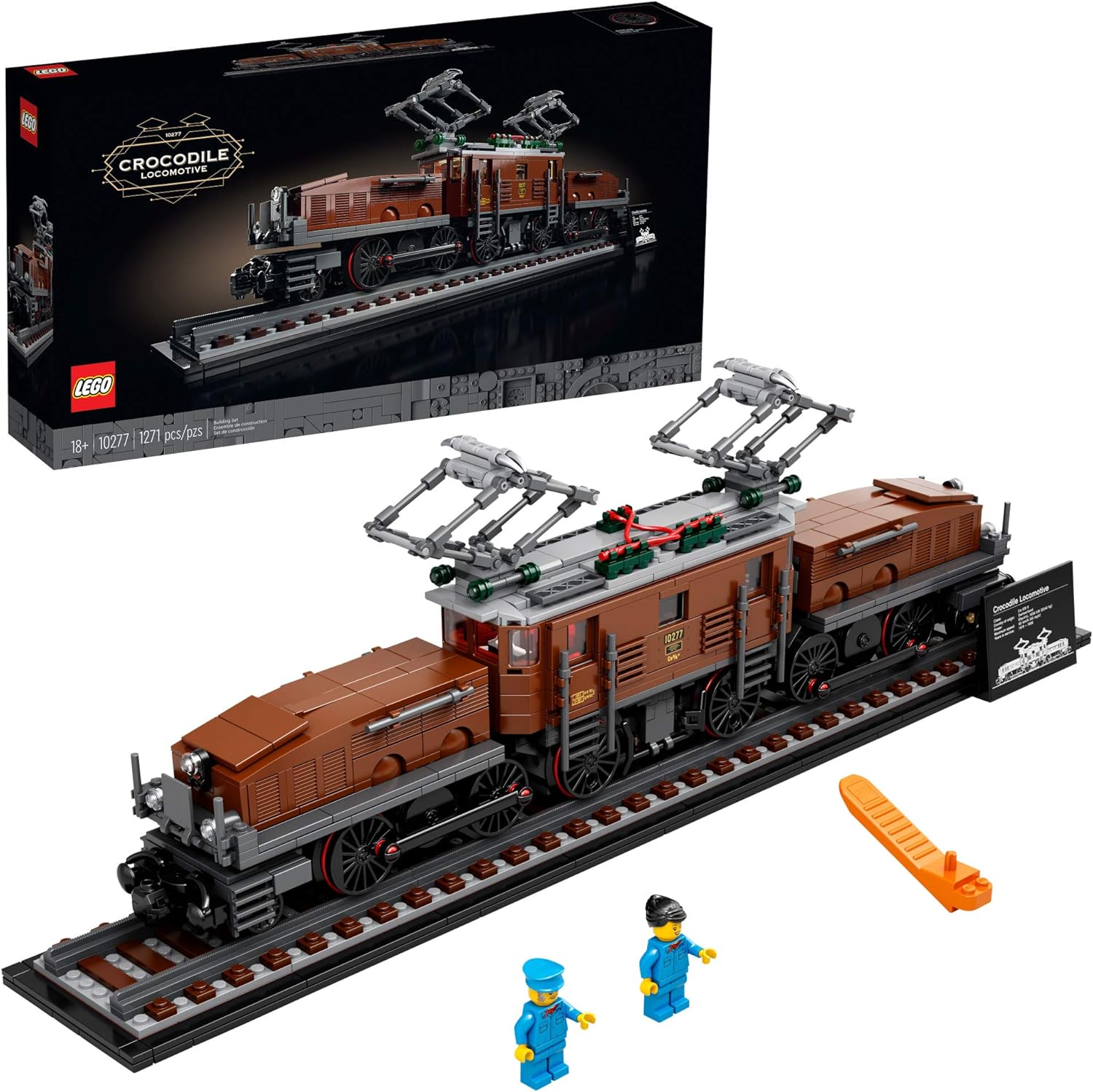 Lego Crocodile Locomotive 10277 Building Kit - Marah Kids