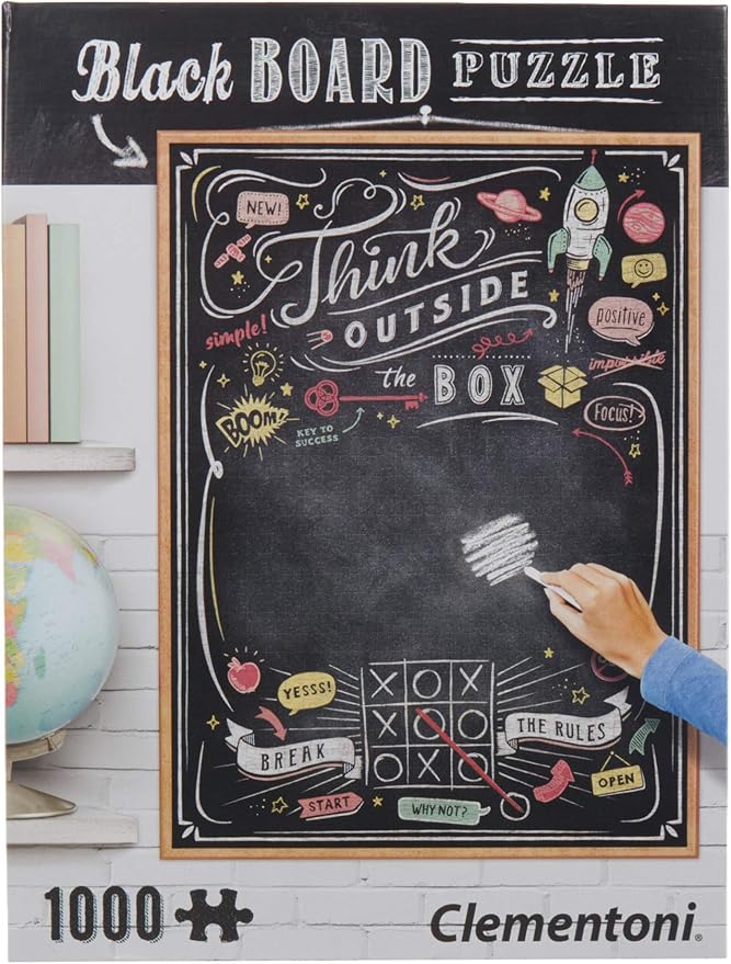 CLEMENTONI CLEM. PUZZLE BLACKBOARD PUZZLE 1000PCS - Marah Kids