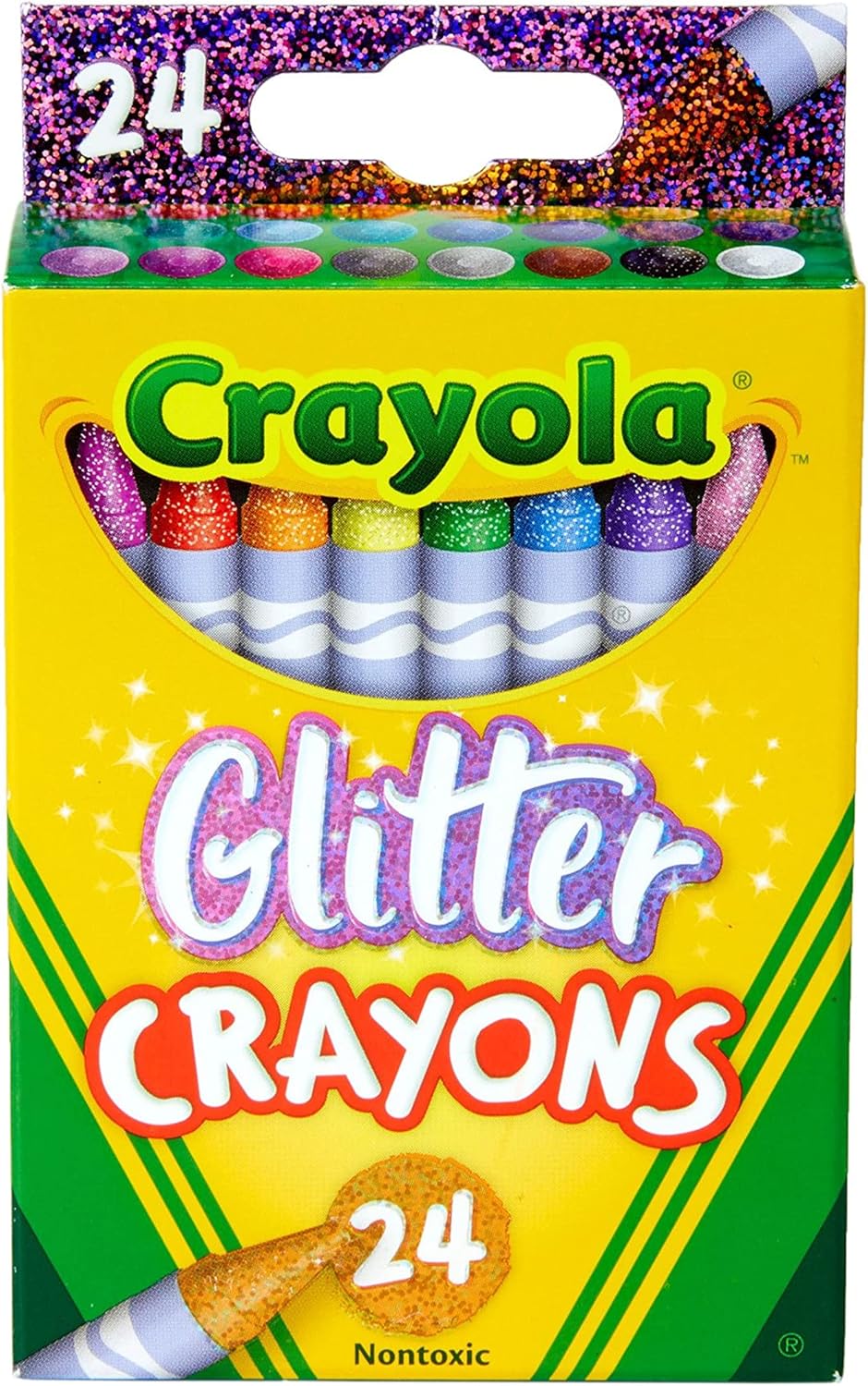 Crayola - 24 ct. Glitter Crayons - Marah Kids