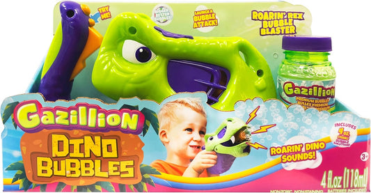 Gazillion Bubble Roarnrx Blaster B/O 4Oz - Marah Kids