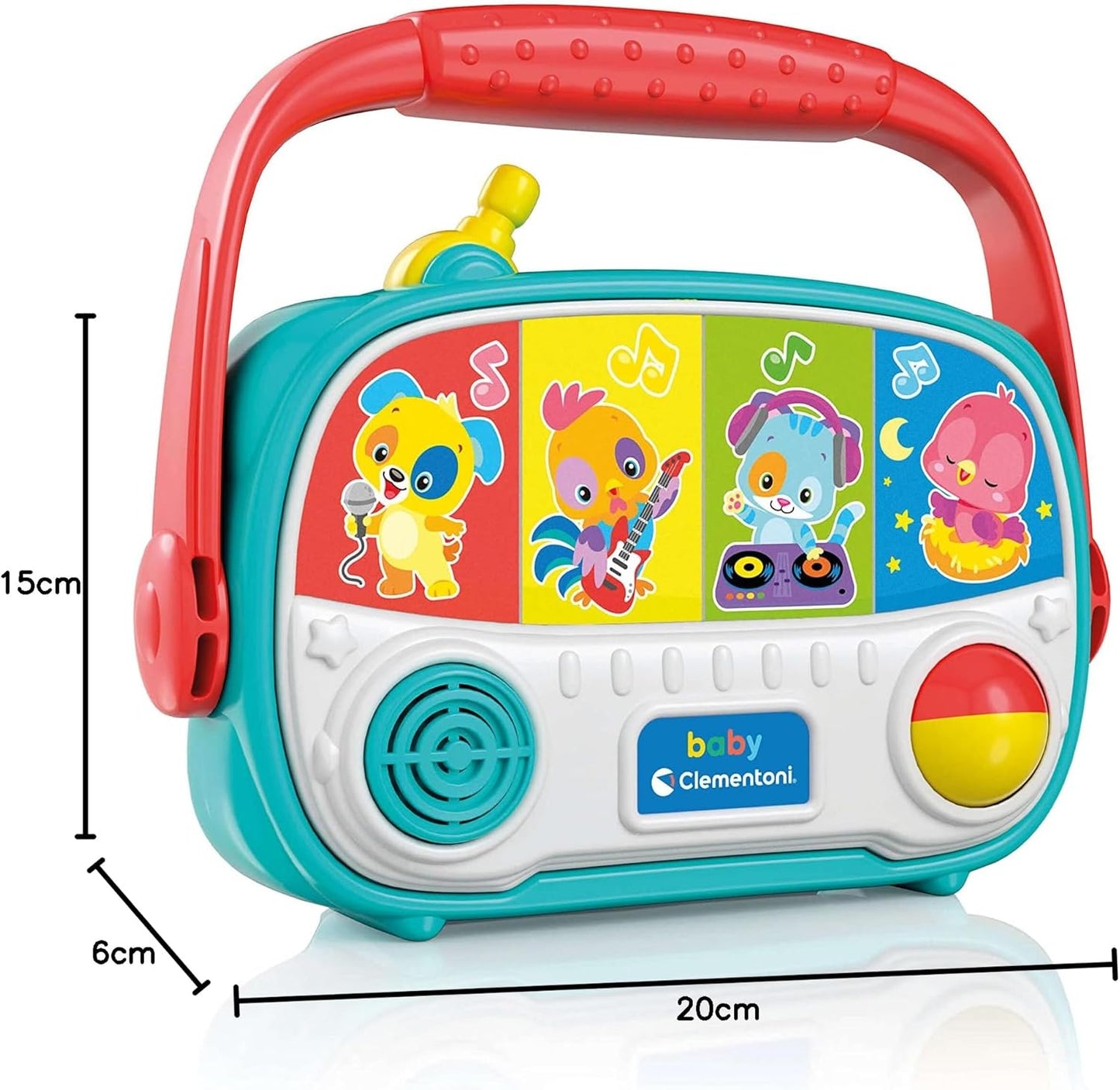 CLEMENTONI Baby My First Radio, Battery Operated - Marah Kids