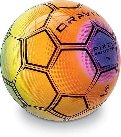 Mondo PVC Ball Soccer Pixel Gravity 23Cm, 04601 - Marah Kids