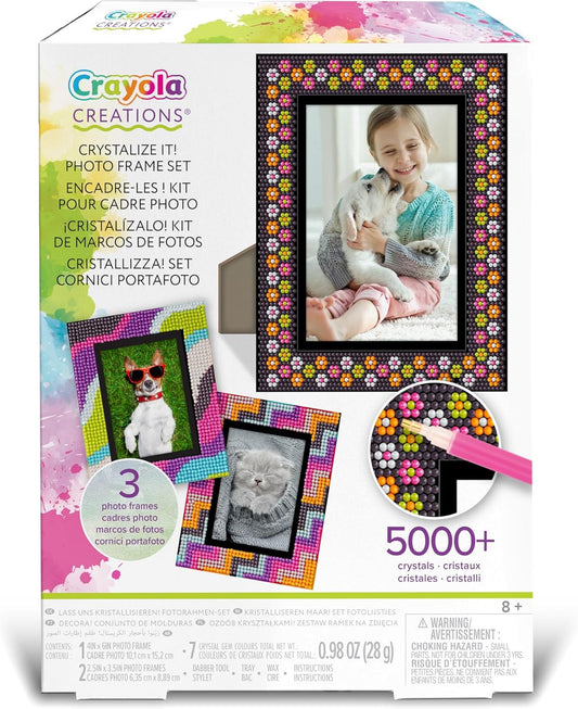 Crayola - Creations Crystalize It Set | Design and Decorate Accessories, Clothes, and Stationery - Includes Tools for Creative Projects - Craft Up to 30 Projects with Over 12,000 Pieces | Decorate Stickers, Bracelets, Journals, 8+ - Marah Kids