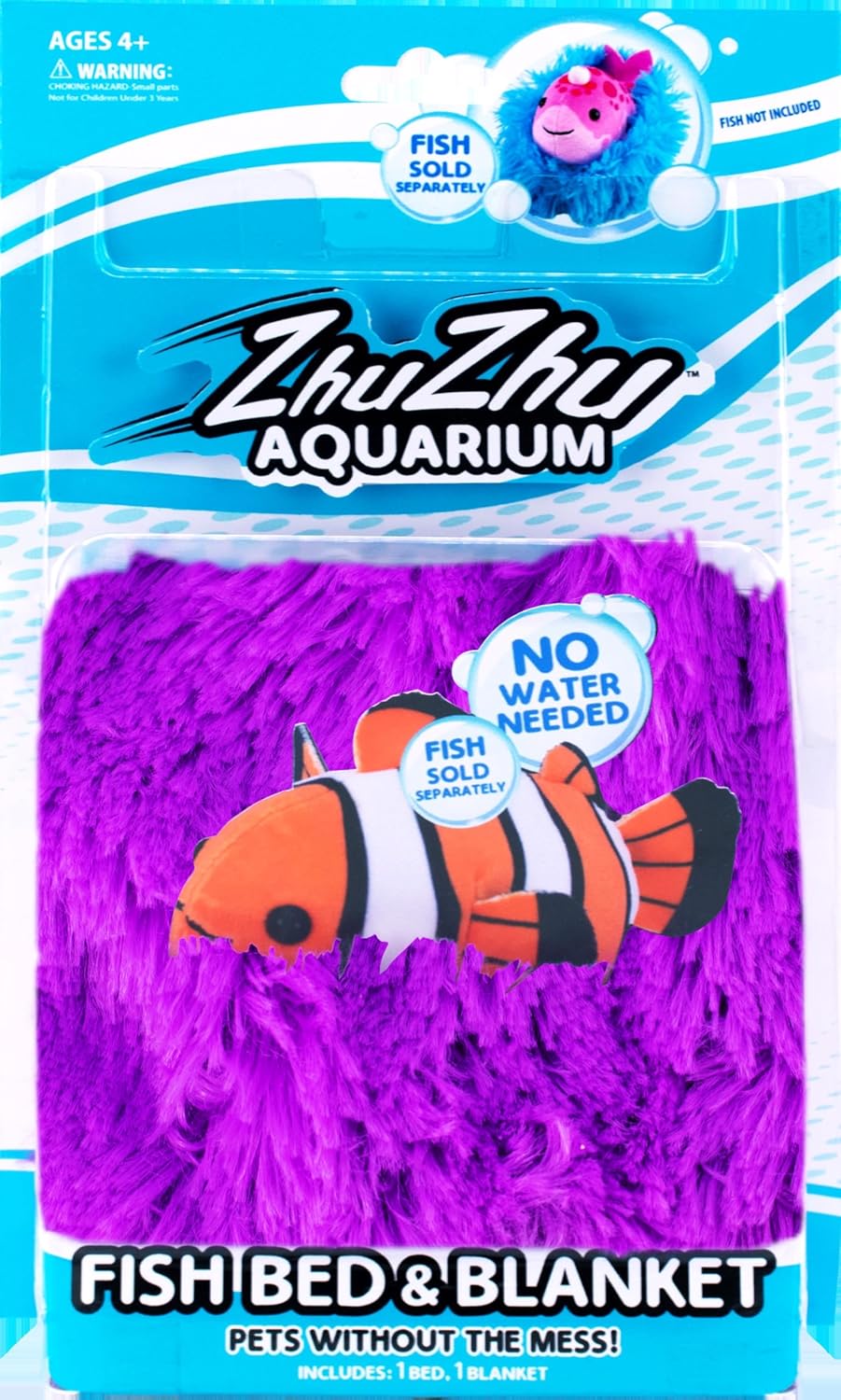 Zhu Zhu Aquarium Fish Bed And Blanket Assorted - Marah Kids
