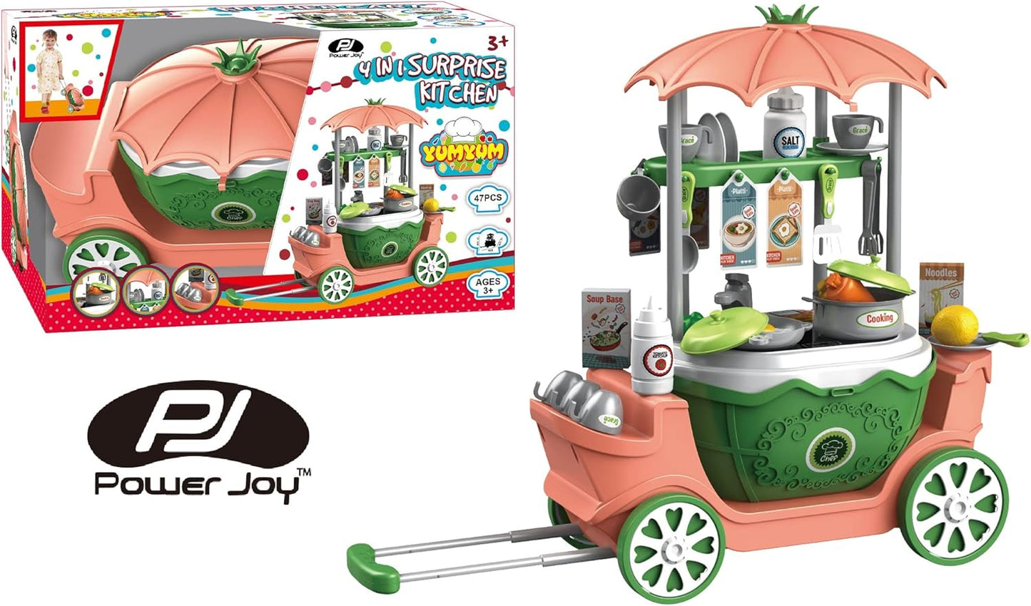 Power Joy Yumyum Surprise Kitchen 4 - In - 1 Playset - Marah Kids