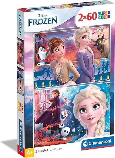 Clementoni Puzzle Disney Princess 2X60Pcs - Marah Kids