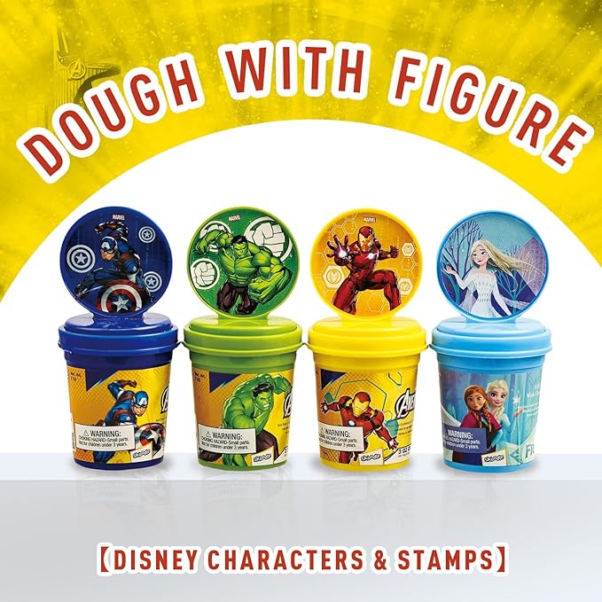 Disney Iron Man 3Oz Dough With Figure Stamper