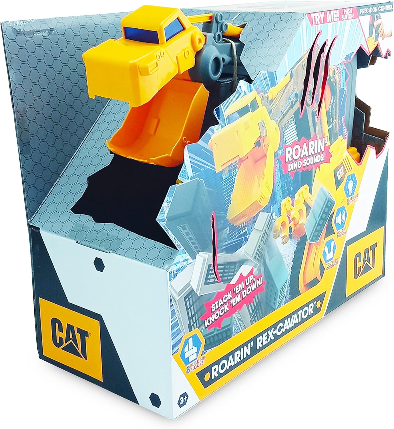 Cat L&S Roarin Rex - Cavator 12.5" B/O - Marah Kids